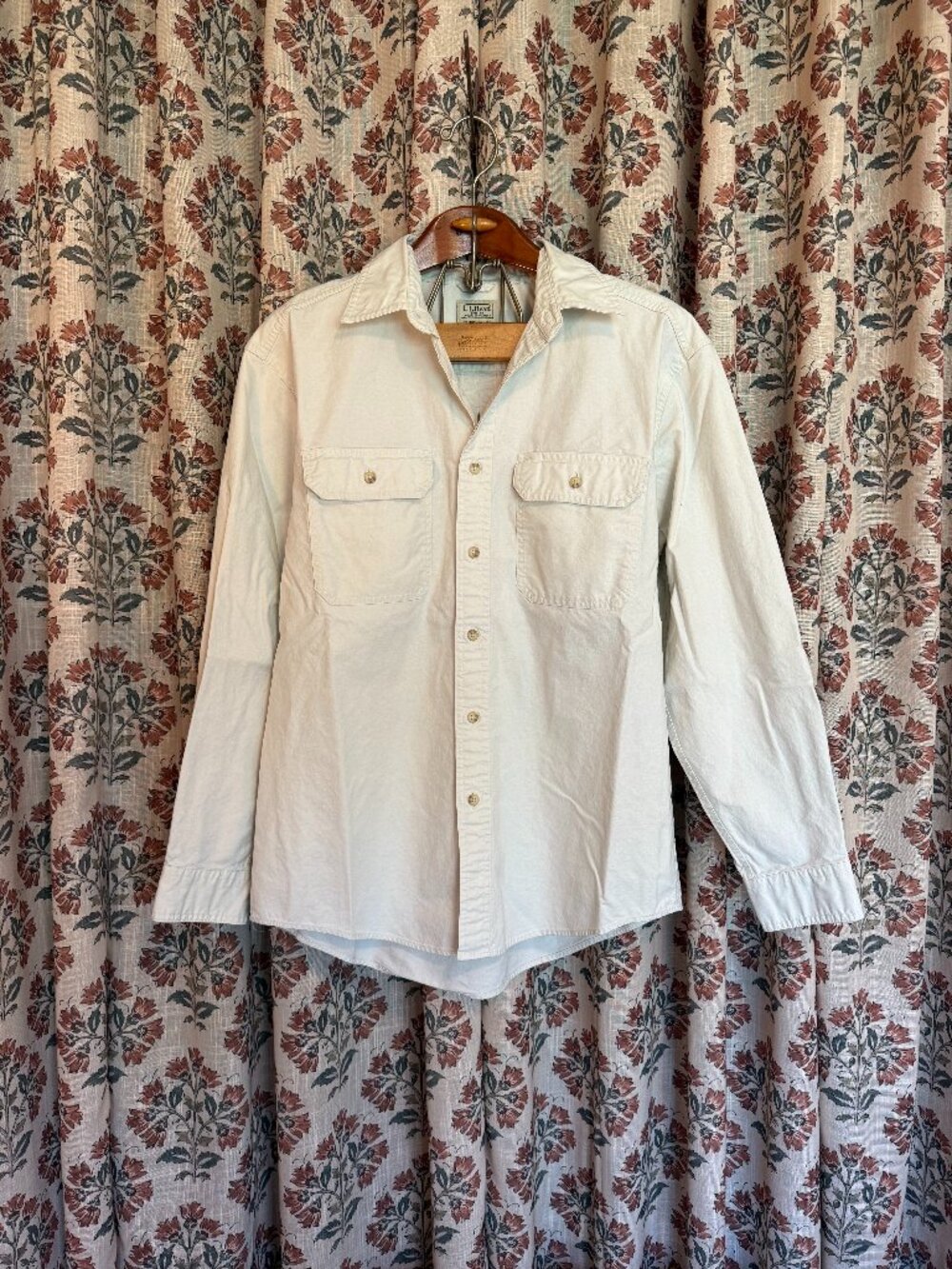 Men's L.L. Bean Canvas Shirt Medium